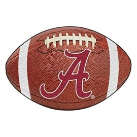 Fanmats 8305 University Of Alabama Crimson Tide Nylon Football Rug