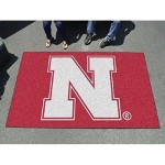 Fanmats 2875 University Of Nebraska Cornhuskers Nylon Ulti-Mat Rug