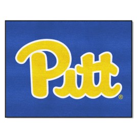 Fanmats 1714 Pitt Panthers All-Star Rug - 34 In. X 42.5 In. Sports Fan Area Rug Home Decor Rug And Tailgating Mat