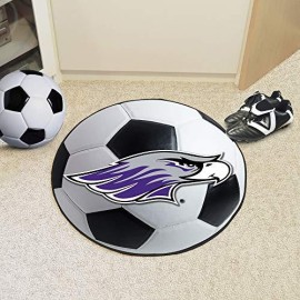 Fanmats 588 University Of Wisconsin-Whitewater Warhawks Nylon Soccer Ball Rug