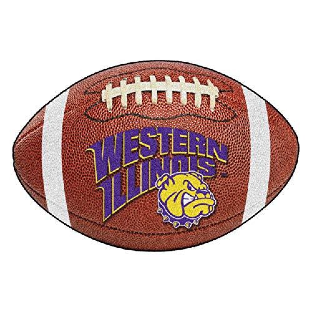 Fanmats 652 Western Illinois University Leathernecks Nylon Football Rug
