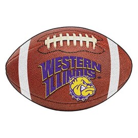 Fanmats 652 Western Illinois University Leathernecks Nylon Football Rug