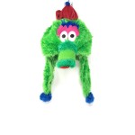 MLB Licensed Phillie Phanatic Laplander Dangle Hat