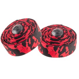 Cinelli Macro Splash Ribbon Handlebar Tape, Red/Black
