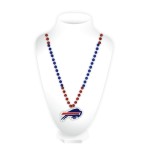 Rico Industries NFL Buffalo Bills - Blue Team Logo Mardi Gras Style Beads , 3 x 24-inches