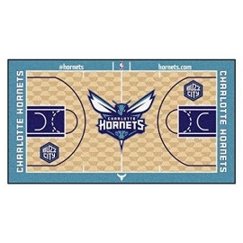 Fanmats Nba Charlotte Hornets Nylon Face Nba Court Runner-Small , 24X44