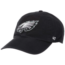 NFL Philadelphia Eagles Men's Clean Up Cap, Black, One Size