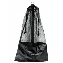 Black Snorkel Bag! Mesh Draw String w/Shoulder Strap