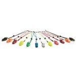 Fox 40 Eclipse Whistle, Assorted Colors, Pack Of 12