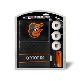 Team Golf MLB Baltimore OriolesEmbroidered Towel Gift Set