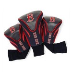 Team Golf Mlb Boston Red Sox Contour Golf Club Headcovers (3 Count), Numbered 1, 3, & X, Fits Oversized Drivers, Utility, Rescue & Fairway Clubs, Velour Lined For Extra Club Protection,Navy