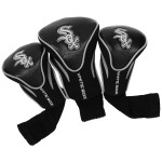 Team Golf Mlb Chicago White Sox Contour Golf Club Headcovers (3 Count), Numbered 1, 3, & X, Fits Oversized Drivers, Utility, Rescue & Fairway Clubs, Velour Lined For Extra Club Protection