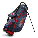 Team Golf Mlb Cleveland Indians Fairway Golf Stand Bag, Lightweight, 14-Way Top, Spring Action Stand, Insulated Cooler Pocket, Padded Strap, Umbrella Holder & Removable Rain Hood