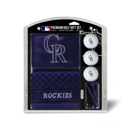 Team Golf MLB Colorado RockiesEmbroidered Towel Gift Set