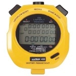 Ultrak 100 Lap Memory Timer, Yellow