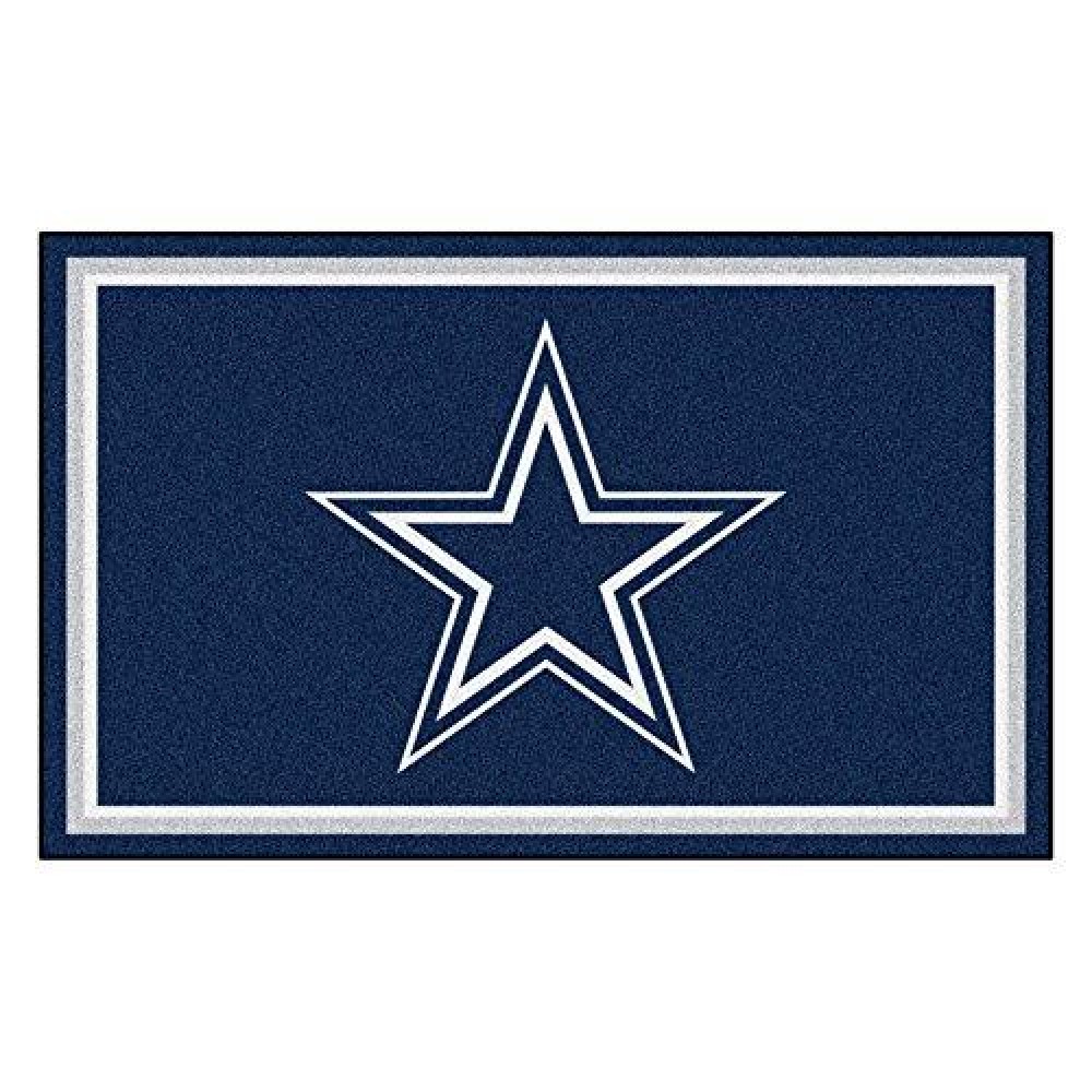 Nfl - Dallas Cowboys 4Ft. X 6Ft. Plush Area Rug