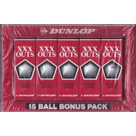 Dunlop XXX-Outs 15 Balls Bonus Pack