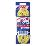 A&R Sports Usa Waxed Hockey Laces, 108-Inch, Yellow