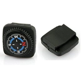 Type-III 4pc Liquid Filled Slip-on Compass Set for Watchband or Paracord Bracelets (2nd Gen)
