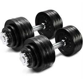 Yes4All Adjustable Dumbbells - 105 Lb Dumbbell Weights (Pair)