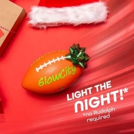 Glowcity Glow In The Dark Football - Light Up, Official Size Footballs For Kids, Teens And Adults - Led Lights And Pre-Installed Batteries Included?