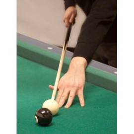 Felson Billiard Supplies Shorty Pool Cue, 36-Inch - Single Piece Short Wooden Stick Accessory