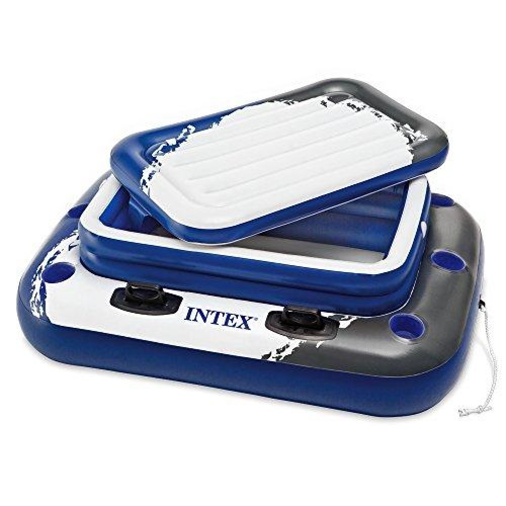 Intex Mega Chill Ii, Inflatable Floating Cooler, 48 X 38