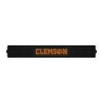 FANMATS 14034 Clemson Tigers Drink Bar Mat - 3.25in. x 24in. - Durable Dish Drying Mat, Easy Clean, Counter Mat