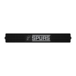 FANMATS NBA San Antonio Spurs Vinyl Drink Mat , Black , 3.25