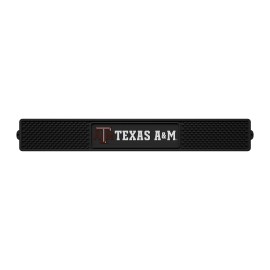 FANMATS - 14031 NCAA Texas A&M University Aggies Vinyl Drink Mat,Black,3.25