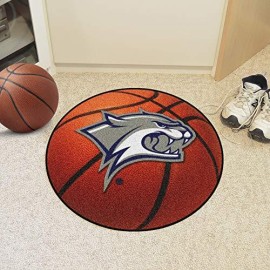 Fanmats 1097 University Of New Hampshire Wildcats Nylon Basketball Rug