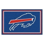 Fanmats - 6563 Nfl Buffalo Bills Nylon Face 4X6 Plush Rug 46X72