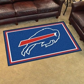 Fanmats - 6563 Nfl Buffalo Bills Nylon Face 4X6 Plush Rug 46X72