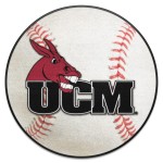 Fanmats 377 Central Missouri Mules Baseball Shaped Accent Rug - 27In. Diameter