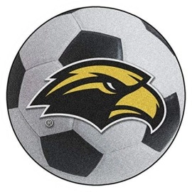 Fanmats 3732 University Of Southern Mississippi Golden Eagles Nylon Soccer Ball Rug