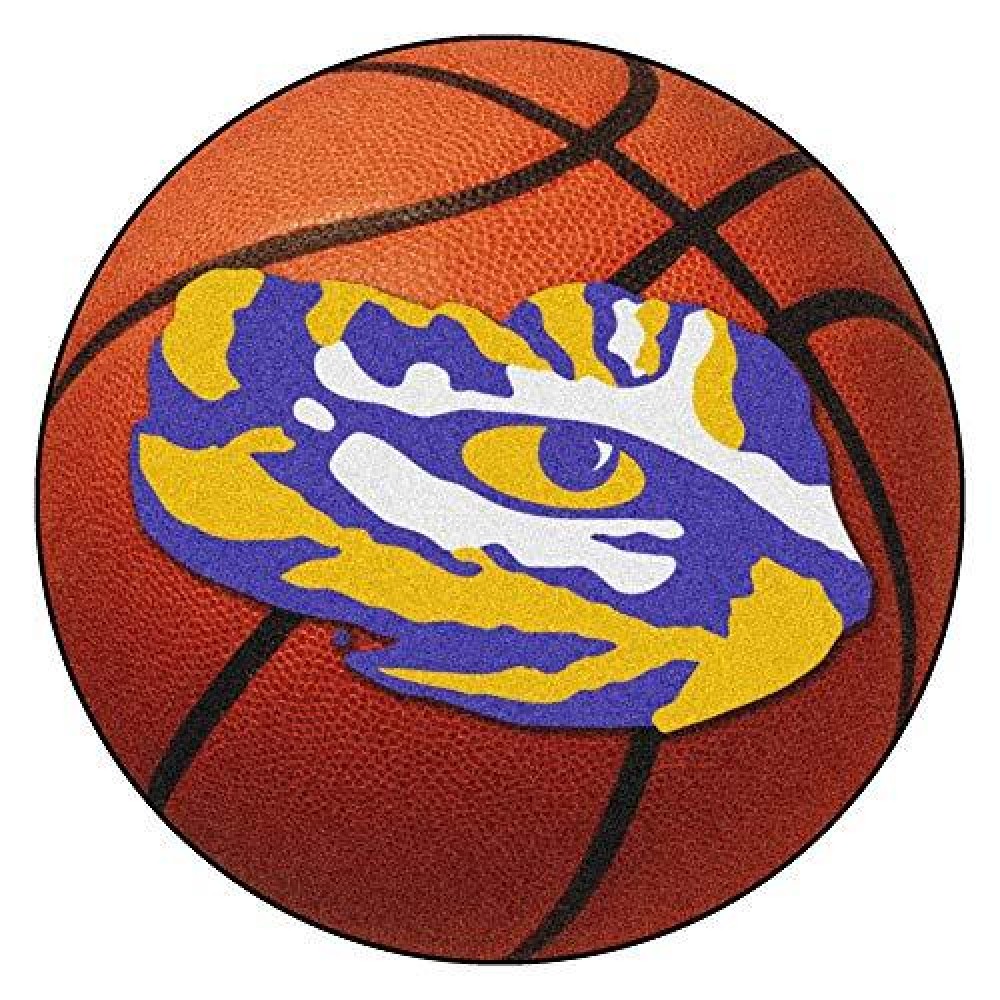 Fanmats 3945 Louisiana State University Tigers Nylon Basketball Rug