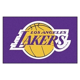 Fanmats Nba Los Angeles Lakers Nylon Face Ultimat Rug , 60X96