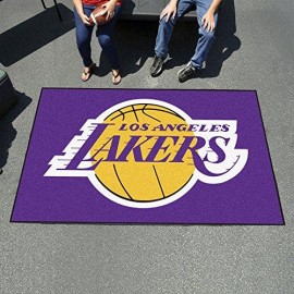 Fanmats Nba Los Angeles Lakers Nylon Face Ultimat Rug , 60X96