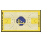 FANMATS 9264 Golden State Warriors Large Court Runner Rug - 30in. x 54in. - 