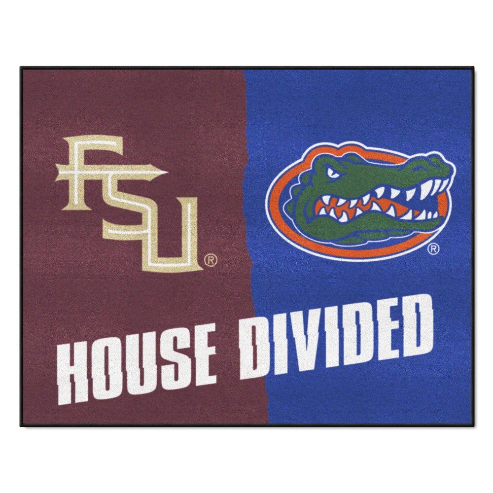 Fanmats 6004 Florida State Florida House Divided Rug - 34 In. X 42.5 In.