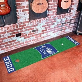 Fanmats 10319 Duke University Blue Devils Nylon Putting Green Mat