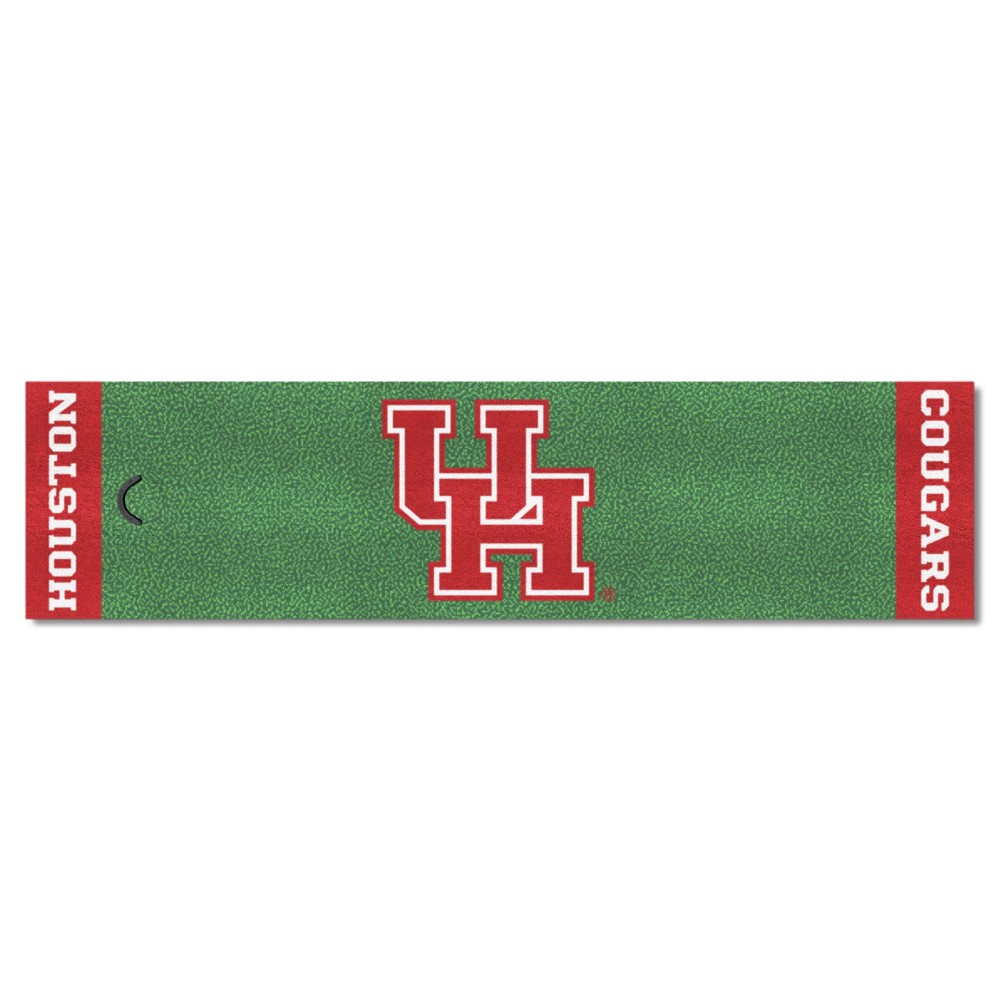 FANMATS 10335 Houston Cougars Putting Green Mat - 1.5ft. x 6ft.