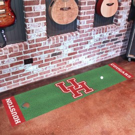 FANMATS 10335 Houston Cougars Putting Green Mat - 1.5ft. x 6ft.