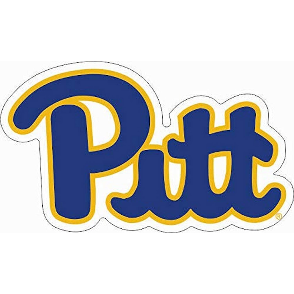 FANMATS 60554 Pitt Panthers Heavy Duty Aluminum Embossed Color Emblem, Auto Emblem Decal