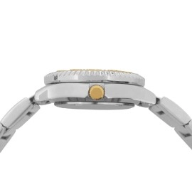 SunTime Grambling State University Tigers Women's Competitor Two-Tone Watch Stainless Steel Band