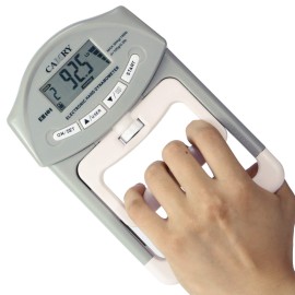 CAMRY Digital Hand Dynamometer Grip Strength Measurement Meter Auto Capturing Electronic Hand Grip Power 198 Lbs / 90 Kgs