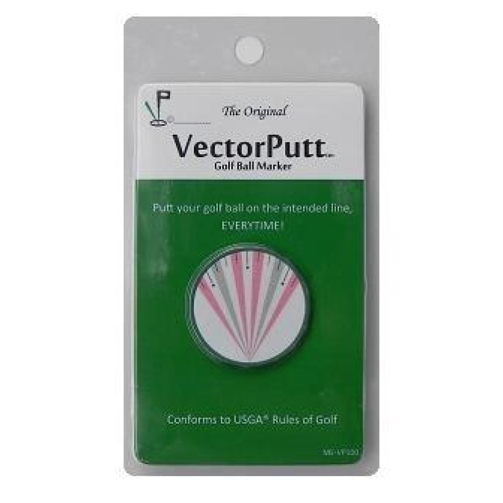 Vectorputt Golf Ball Marker and Alignment Tool - USGA Approved for Professional and Amateur Play.