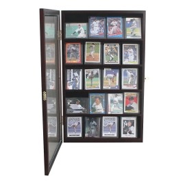 Sports Trading Card Display Case for Football Baseball Basketball Hockey Comic Cards in Hard or Soft Sleeves only. 4