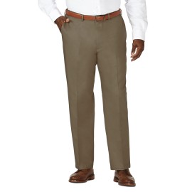 Haggar Mens Work To Weekend No Iron Flat Front Pant Reg And Big Tall Sizes