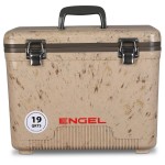 Engel Uc19 19Qt Leak-Proof, Air Tight, Drybox Cooler And Small Hard Shell Lunchbox For Men And Women In Camo